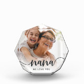 Nana Wir Liebe Sie | Oma Script Overlay Fotoblock (Vorderseite)