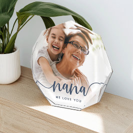 Nana Wir Liebe Sie | Oma Script Overlay Fotoblock