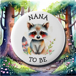 Nana | Woodland Themed Baby Dusche Button