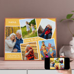 Nana You are the Best 5 Foto Collage Großeltern Poster<br><div class="desc">Fröhliches NANA Poster mit Ihren eigenen Fotos, Namen und Text. Diese individuelle Collage aus Foto besteht aus 5 Ihrer Lieblings-Fotos, gerahmt mit weißen Rändern und Set vor einem sonnengelben Hintergrund. Die Vorlage ist für Sie Set, um Ihre Bilder und Ihren Namen, die in weiße Schrift Typografie geschrieben ist hinzuzufügen. Gerahmt...</div>
