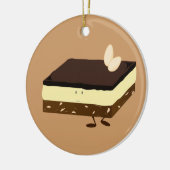 Nanaimo-Bar lächeln Keramikornament (Links)