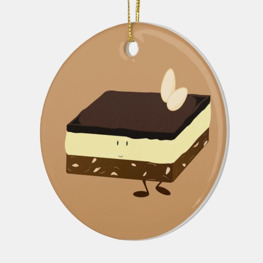 Nanaimo-Bar lächeln Keramikornament (Links)
