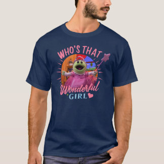 Nanalan Whoshat Wunderbares Mädchen zeigt Monster- T-Shirt