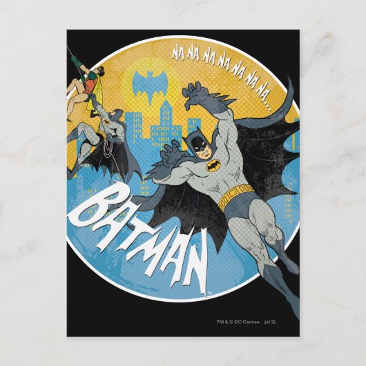 NANANANANANA Batman Icon Postkarte (Vorderseite)