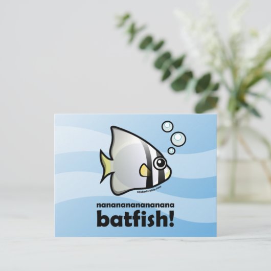 nanananananana Batfish! Postkarte (Stehend Vorderseite)