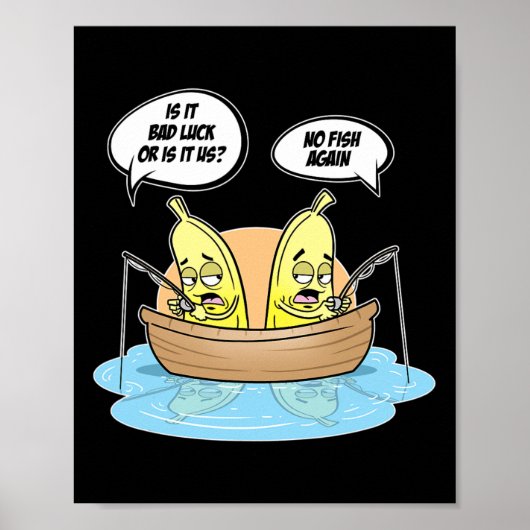 Nanas Fischerei Fischer ist es Glück oder wir Poster (Vorne)