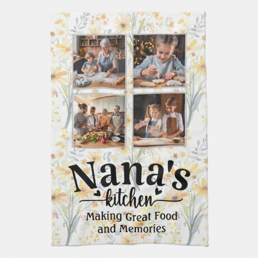 Nanas Fotos Geschirrtuch (Vertikal)