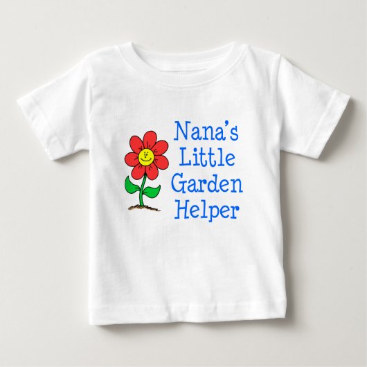 Nana's Garden Helper Baby T-shirt (Vorderseite)