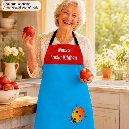Nanas Glücksküchen-Marienkäfer Schürze