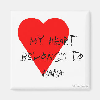 Nana's Heart Magnet