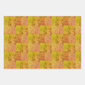 Nana's Hearts (rosa & gelb) Geschenkpapier Set (Vorderseite)