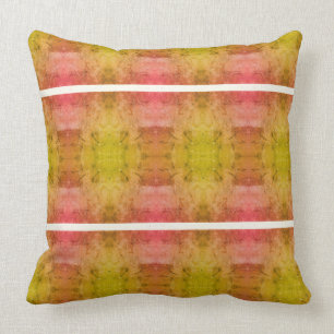 Nana's Hearts Throw Kissen (rosa & gelb)