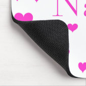 Nanas Herzen Mousepad (Ecke)