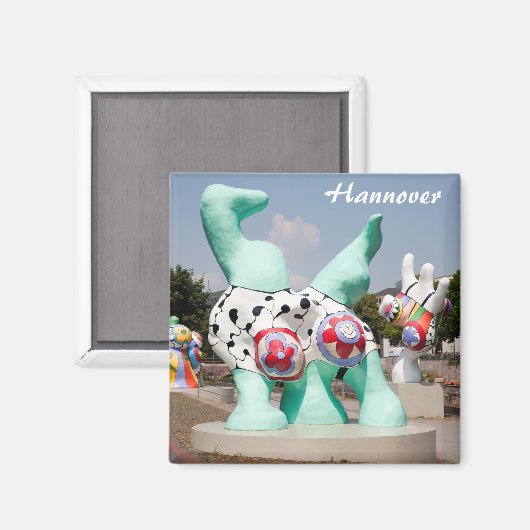 Nanas in Hannover Magnet (Vorderseite/Rückseite)