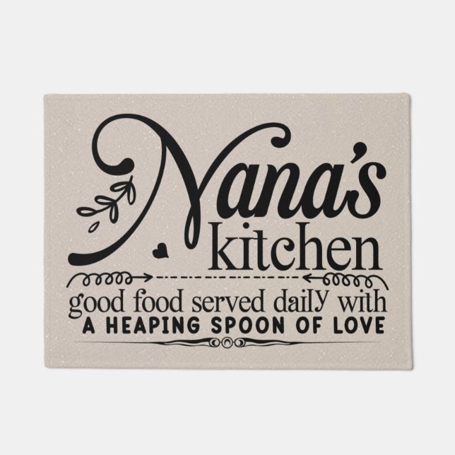 Nana's Kitchen Doormat Fußmatte (Vorderseite)