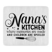 Nana's Kitchen Glass Cutting Board Schneidebrett (Vorderseite)