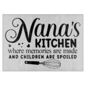 Nana's Kitchen Glass Cutting Board Schneidebrett (Vorderseite)