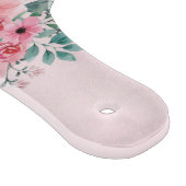 Nana's Kitchen Pink Floral Watercolor Glass Schneidebrett (Ecke)