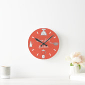 'Nana's Kitchen Wall Clock Runde Wanduhr (Zuhause)