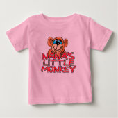 Nanas kleiner Affe Baby T-shirt (Vorderseite)