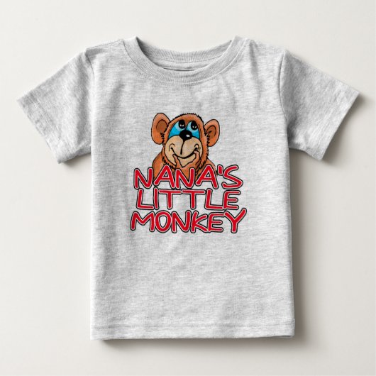 Nanas kleiner Affe Baby T-shirt (Vorderseite)