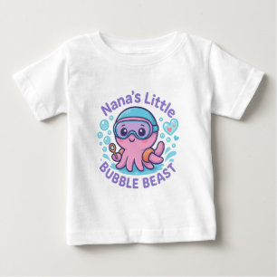Nanas kleiner Niedlicher Krake Baby T-shirt