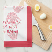 Nana's Küche Red Großmutter Geschenk Geschirrtuch (Viertel Falte)