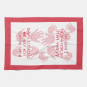 Nana's Küche Red Großmutter Geschenk Geschirrtuch (Horizontal)