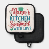 Nana's Küche Topflappen (Vorderseite/Rückseite)
