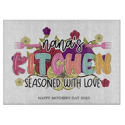 Nana's Küchenabteilung Schneidebrett (Vorderseite)