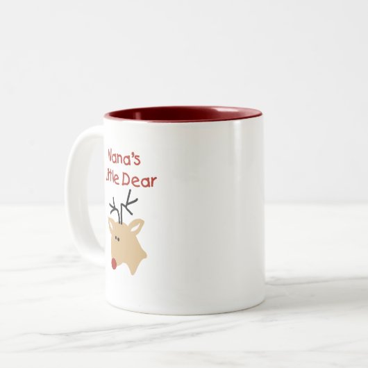 Nanas liebenswerte Hemden und Geschenke Zweifarbige Tasse (Vorderseite Links)