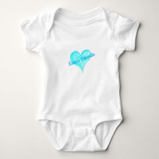 Nanas Lieblings-Bodysuit-T-Shirt Baby Strampler (Vorderseite)
