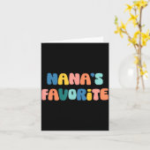 Nanas Lieblings-Oma zum Muttertag  Karte (Gelbe Blume)