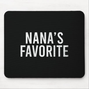 Nanas Lieblingsfamilien-Baby-Enkelkind-Zitat _2 Mousepad