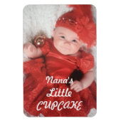 Nana's Little Cupcake Premium Foto Magnet (Vertikal)