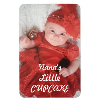 Nana's Little Cupcake Premium Foto Magnet