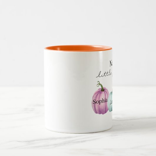 Nana's Little Pumpkins Zweifarbige Tasse (Mittel)