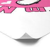 Nana's Little Snuggle Bunny Poster (Ecke)