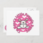 Nana's Little Snuggle Bunny Postkarte (Vorne/Hinten)