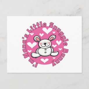 Nana's Little Snuggle Bunny Postkarte