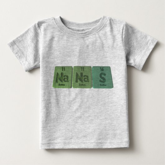Nanas-Na-Na-S-Sodium-Sodium-Sulfur.png Baby T-shirt (Vorderseite)