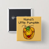 Nana's Pumpkin Halloween T - Shirt und Geschenke Button (Vorne & Hinten)