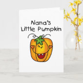 Nana's Pumpkin Halloween T - Shirt und Geschenke Karte (Gelbe Blume)