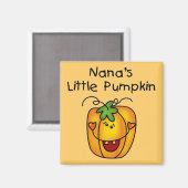 Nana's Pumpkin Halloween T - Shirt und Geschenke Magnet (Vorderseite/Rückseite)