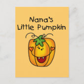 Nana's Pumpkin Halloween T - Shirt und Geschenke Postkarte (Vorderseite)