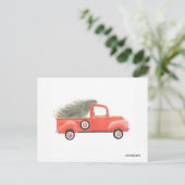 Nana's Red Truck Postcard Postkarte (Stehend Vorderseite)