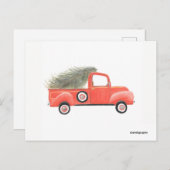 Nana's Red Truck Postcard Postkarte (Vorne/Hinten)