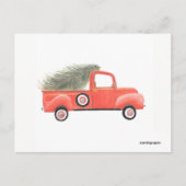 Nana's Red Truck Postcard Postkarte (Vorderseite)