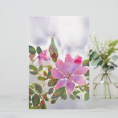 Nanas Rose Briefpapier (Stehend Vorderseite)