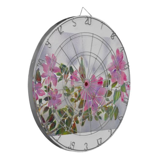 Nanas Rose Dartscheibe (Vorderseite Links)